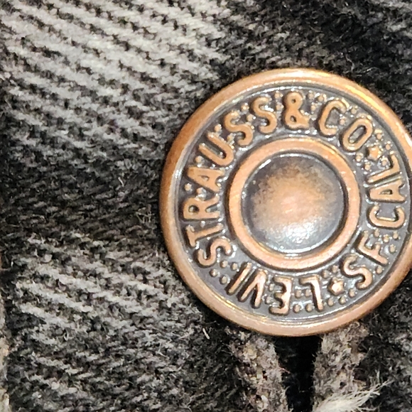 VINTAGE 90s Levi’s 550 Charcoal Relaxed Fit Tapered Leg Denim Jeans Size 12 P M - Picture 8 of 12